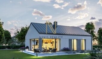 Moderní přízemní dům 4+kk+G (142 m²) na pozemku 2050 m² – Pa