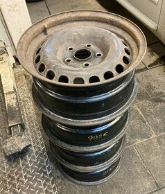 4x plechový disk Audi 15", 6,5", 5x112, ET33, 57mm - pošlu