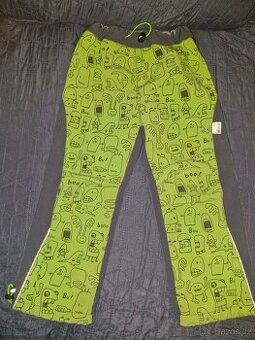 Softshellové zateplené kalhoty příšery vel. 116