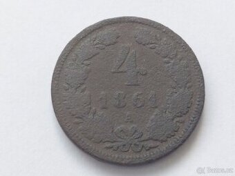 4 krejcar 1861