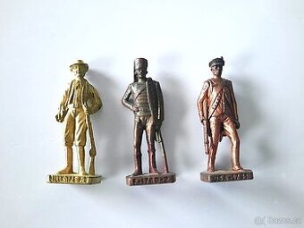 Cínové Kinder figúrky - 3 kusy