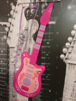 dětská elektrická rocková kytara Barbie