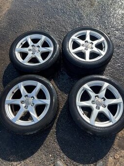 Alu kola Audi 5x112 + pneu 225/50R17