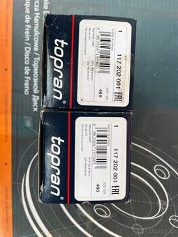 TOPRAN 117 202 - Sada pro opravu brzdového třmenu