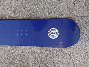 Nový snowboard modrý - skluznice logo Tatranky délky 149 cm - 1