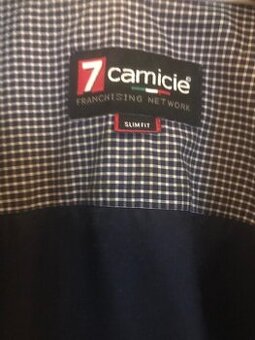 7camicie - pánská košile černé barvy