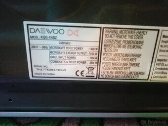Prodám mikrovlnku DAEWOO - 1