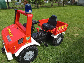 Šlapací traktor Rolly Toys rollyUnimog Fire - 1