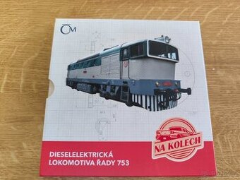 Stříbrná pamětní mince Dieselelektrická lokomotiva řady 753