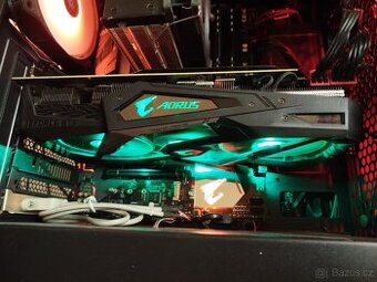 Herní PC ryzen 5 5500/ 16gb/RTX 2060 SUPER|AORUS/LCD MONITOR