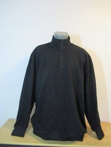 pánská mikina STRAUSS ZIP-polly cotton 3XL
