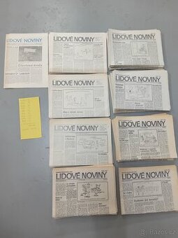 Lidové noviny ročník 12/1989 - 8/1990 - 1
