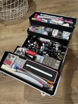 Bruska na nehty, uv gely, gellak, lampa, celá sada