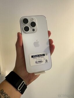 iPhone 16 Pro - 128GB - 100% BATERIE - 6M ZÁRUKA