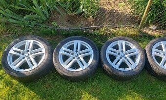 Škoda Alu kola 7J 17 et 42 originál, rozteč 5x112