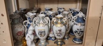Starožitné vázičky porcelánka l znač. Royal Dux Bohemia