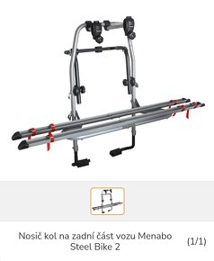 Nosič jízdních kol na zadní dveře Menabo x2