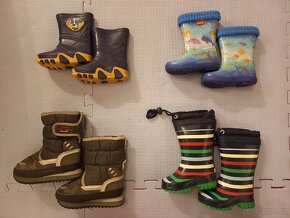 Gumáky a zimní boty