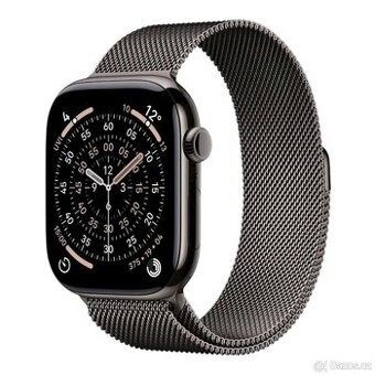 Apple Watch 11 46 cellular slate titan - břidlicově šedá