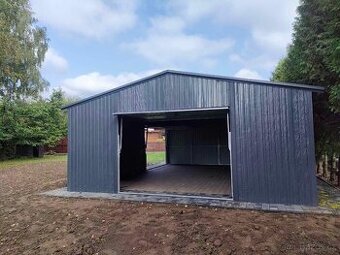 Plechová garáž 6x8m