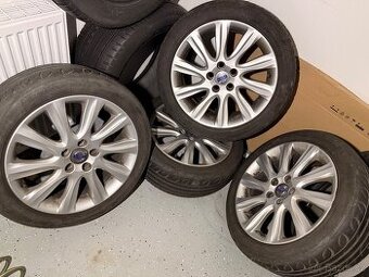 Sada alu kol 7J x 17" 5x108 včetně pneu Volvo