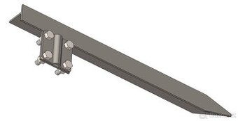 Tyč zemnicí se svorkou ZTT 1