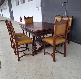 Starožitná jídelní souprava Francie 1870-1890