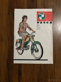 prospekt moped PUCH VS 50 R – originál, technická data