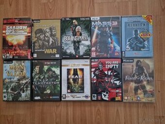 Staré PC hry. Viď foto.  Niektoré nové.