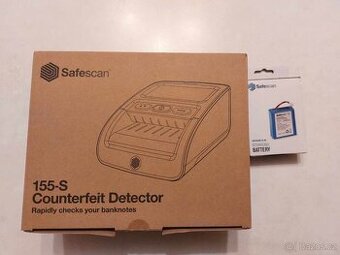 Nový Detektor bankovek Safescan 155-s + baterie