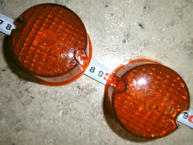 Stare oranzove plexiskla na blinkry Jawa ČZ prodam  2 ks