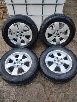 4x letní Hliníková kola Škoda Octavia 2
