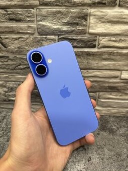 iPhone 16 128GB Ultramarine, baterie 100%