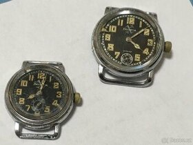Letecké pilotní vzácne hodinky Helvetia WW II