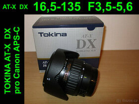 Tokina pro Canon EF-S AT-X DX 16,5-135 3,5-5,6 filtr 77mm - 1