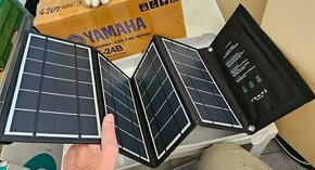 RAVPower Solar Charger – 24W Foldable Panels with 3 USB Outp - 1