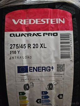 Celoroční pneu vredestein 275/45 r20 110Y