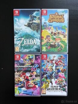 NINTENDO SWITCH HRY JAKO NOVÉ