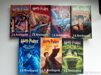 Harry Potter 1-7 Sedm Let v Bradavicích kmplet v boxu knihy