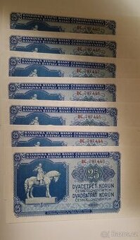 25 Korun 1953 UNC