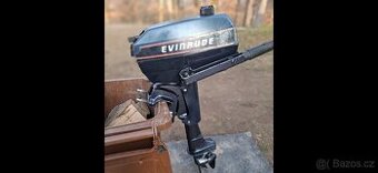Evinrude 4 HP 2 t, krátká noha ve výborném stavu - 1