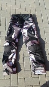 Moto kalhoty RSA Camuflage šedé M