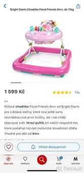 Chodítko pro mimina