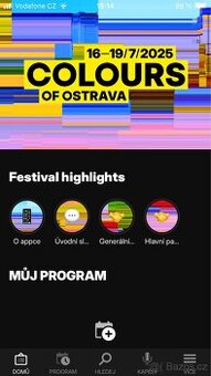 Koupím dětský lístek na Colours - 1nebo 2 kusy