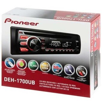 Pioneer DEH-1700UB - autorádia s CD a podporou USB