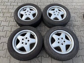 4x al kola 5x112 16 + pneu zimní 225/55 R16