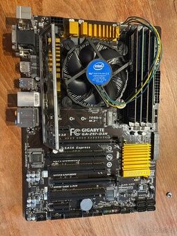 Intel core i5 4570 3,2GHz + deska + 16GB RAM