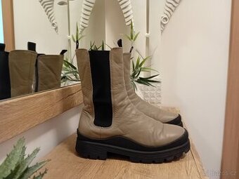 Gabor dámské kotníkové boty vel. 40/40,5 kožené