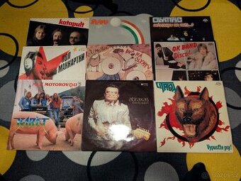 50x LP rock, metal, pop aj.