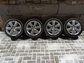 Alu kola DEZENT 16", 5x100, zimní pneu 205/45 R16